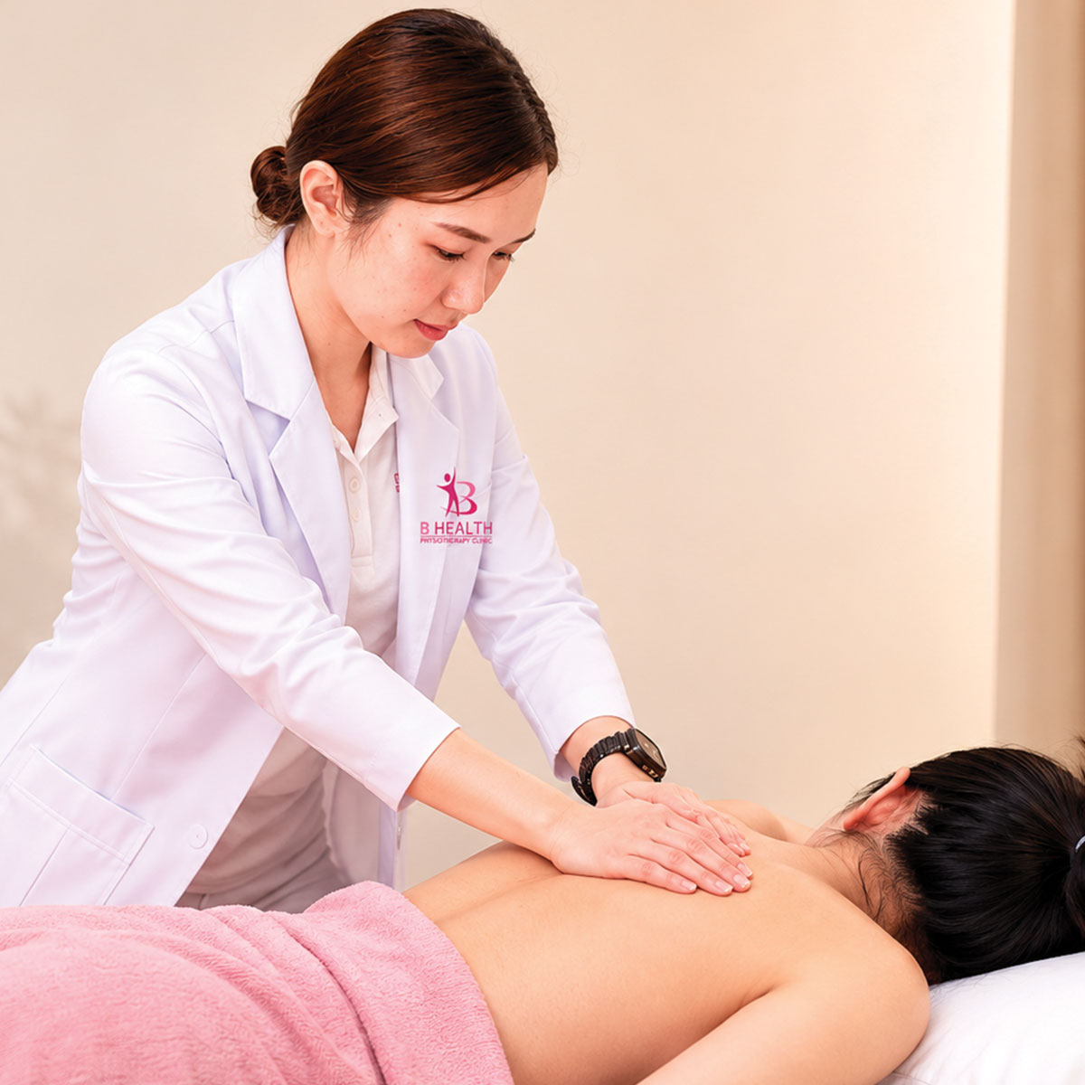 Steam room recovery facility at Alpha Health Club Phuket
